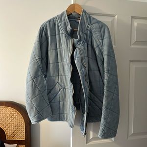 Free people dolman quilted knit jacket